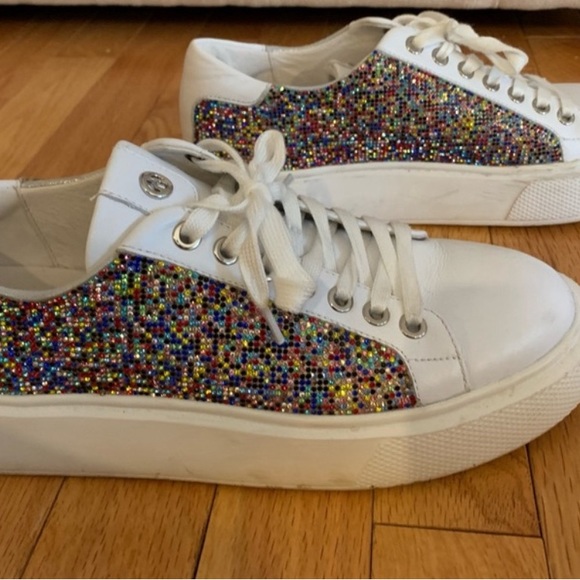 Rinestone multicolour sneakers - Picture 3 of 7